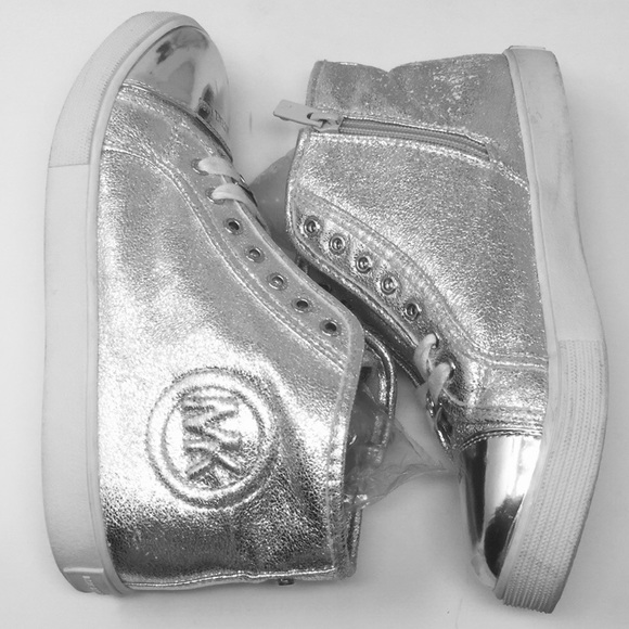 Michael Kors Maxine Silver High-top Sneaker 4